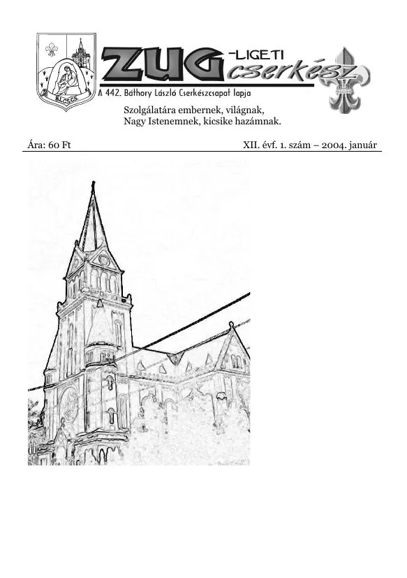 ZugCserkész 2004. január — címlap